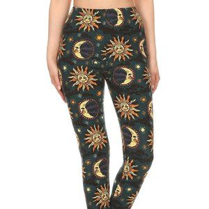Sun and Moon Celestial Buttery Soft Leggings
